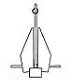 Poly Coated Slip Ring Anchor Red