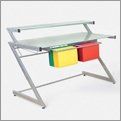 Z DELUXE DESK-MD+SHELF