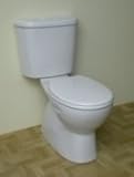 CAROMA Sydney Smart 270 Round Front ADA Easy Height Toilet, WHITE 622322W / 609177W CAROMA Sydney Smart 270 Round Front ADA Easy Height Toilet, WHITE 622322W / 609177W