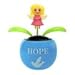 Solar Powered Dancing Angel in Flower (Hope)