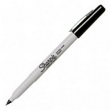 Childrens Toyshop  Office Products : Sanford(R) Sharpie(R) Extra-Fine Point Permanent Markers, Black, Box Of 12