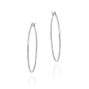 Celebrity X-Large 49 mm Sterling Silver Hoop Earrings