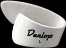 Dunlop White Plastic Thumb Picks, Medium