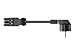 Bachmann 375.003 Gerätezuleitung Schuko GST18, 3 m schwarz