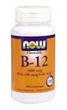 Vitamin B-12 1000 mcg 250 LOZ - NOW FOODS