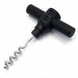 Black Plastic Corkscrew (04-0373)