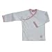 Sckoon Organic Cotton Kimono Top Rose Layette - Size 3-6 Months
