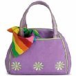 Webkinz Pet Carrier - Funky Flower Lavender