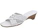Sesto Meucci Nappy | Women's Slide Shoes White Stained Calf