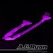 Electronics : AC Ryan Roundcable ATA133 45cm 2 Dev - UV Purple (RC5958)