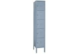 Lyon Locker Five Tier 12x15x12 5 Door Ready To Assemble Gray