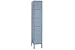 Lyon Locker Five Tier 12x12x12 5 Door Assembled Gray