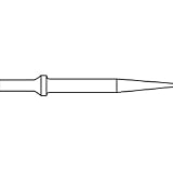 Ajax Tapered Punch 0.498 Shank Air Hammer Chisel 961