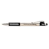 G-Force Ballpt Pen,Rtrctbl,Med Pt,1.0mm,Rbr Grip,Blue Ink/Silver Brl,Rfilbl,Clip PAP45480