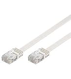 11DrfuQARJL. SL160  BIGtec 20m CAT.5e Ethernet LAN Patchkabel Gigabit Netzwerkkabel Patch Kabel weiß flachband Kabel flach band(RJ45, Cat 5e, Foiled Twisted Pair , 1000 Mbit/s) 2 x RJ45 Stecker ideal für Switch , DSL Verbindungen , Patchfelder , Patchpanel , Router , Modem , Access Point und andere Geräte mit RJ45 Anschluß ,CAT Kabel KAT Kabel CAT5e ISDN Kabel flach Kabel