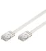 BIGtec 20m CAT.5e Ethernet LAN Patchkabel Gigabit Netzwerkkabel Patch Kabel weiß flachband Kabel flach band(RJ45, Cat 5e, Foiled Twisted Pair , 1000 Mbit/s) 2 x RJ45 Stecker ideal für Switch , DSL Verbindungen , Patchfelder , Patchpanel , Router , Modem , Access Point und andere Geräte mit RJ45 Anschluß ,CAT Kabel KAT Kabel CAT5e ISDN Kabel flach Kabel