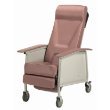 Deluxe 3 Position Recliner Fabric: Rose Wood, Size: Wide