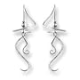 EarspiralTM Earrings 85S SS Sterling Silver. People say they look like little Dancers!