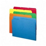 Smead 11943 Smead File Folders, 1/3 Cut, Top Tab, Letter, Bright Assorted Colors, 100/Box