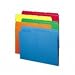 Smead Folder, Letter, 11 Point, 1/3 Cut Tab, Assorted Colors, 100 Per Box (11943)
