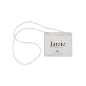 Name Badges, Hanging Style, 3"x4", 50/BX, Plain White (SPR01615) Category: Name Badges