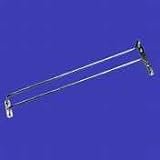 Glass Hanger Rack - Brass - 15 3/4L