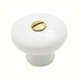 1 Dia White Porcelain Knob