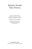 Infinitely divisible point processes