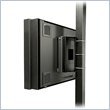 8' Indoor Post Mount for Flat Panel Environmental Enclosure Black