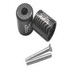 Suzuki GSXR GSX-R 600 750 1000 Katana carbon logo Bar Ends