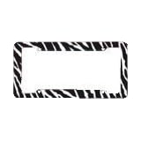 Buy Zebra License Plate Frame (Made of Plastic) by Lpsusa