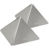 Ateco Medium Stainless Steel Pyramid Mold, Set of 2