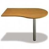 Bush QT7465MC - Quantum Series Right Peninsula, 47-5/8w x 29-1/4d x 30h, Modern Cherry