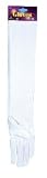 Elbow Length Nylon Gloves (White) Size One-Size