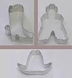 Cowboy Cookie Cutter Set