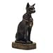 Egyptian Bastet Cat Small Cold-cast Figurine / Statue, 3-1/2 Height