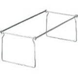 Hanging Folder Frame, 27-3/8 Long, Letter, Silver, Sold as 1 carton