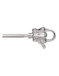Lovelinks by Aagaard Petites Polished Sterling Silver Butterfly Clasp Snake Chain Bracelet For Petite Charms