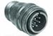 AMPHENOL INDUSTRIAL 97-3106A16S-5P-639 Circular Connector, Threaded, Circular Industrial, MIL-C-5015 Series (VG95234), Plug, 3, Pin