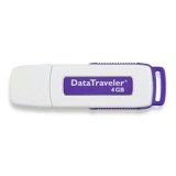 Kingston DTI/4GB DataTraveler 4GB USB 2.0 (White/Purple)