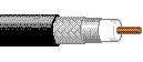 1000 feet Belden 5339W5 Water Blocked Direct Burial RG-6 Coax Cable 18 AWG bare copper conductor, foam polyethylene insulation, Duofoil  (100% coverage) plus an aluminum braid shield (60% coverage), CoreGuard  flooding grease, PVC jacket