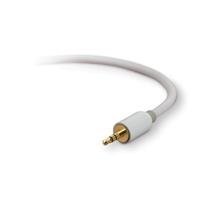BELKIN MINI STREO DUBBNG CORD 3.5MM STEREO, 6'WHT