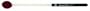 American Drum Pair of Medium Yarn Mallets (Red)