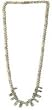 Semi Precious Mossagate Gemstone Necklaces Handmade Jewelry India 19 inches(mossagate502)