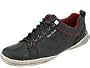 Ecko Unltd Hinds | Men's Shoes Black Leather/Red and Silver Trim