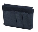 Universal Walker Carry-All Pouch - Navy Color - Multiple Compartments - Each