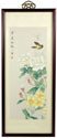 Discount Simple Asian Art Gift Idea - 21" One Butterfly Song Design Ink & Watercolor Framed Painting