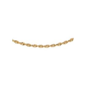 14kt. Gold, 20 Glitter Rope Necklace by