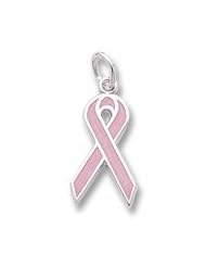Breast Cancer Ribbon Charm