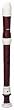 Yamaha Simulated Rosewood 300-Series 3-Piece C-Soprano Recorder